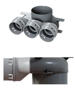 Pleno em polipropileno para instalação em teto125 mm instalação direta - PEFLEX
