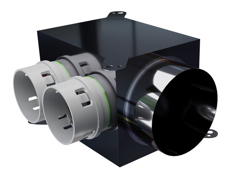 Pleno direcional 125 mm ligação direta ao aro do difusor - PEFLEX