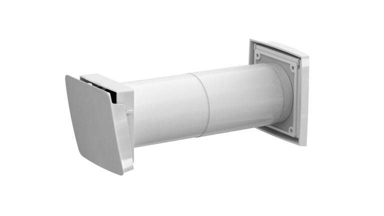 Conjunto de ventilação mural com termóstato e filtro Wive 100 - VILPE