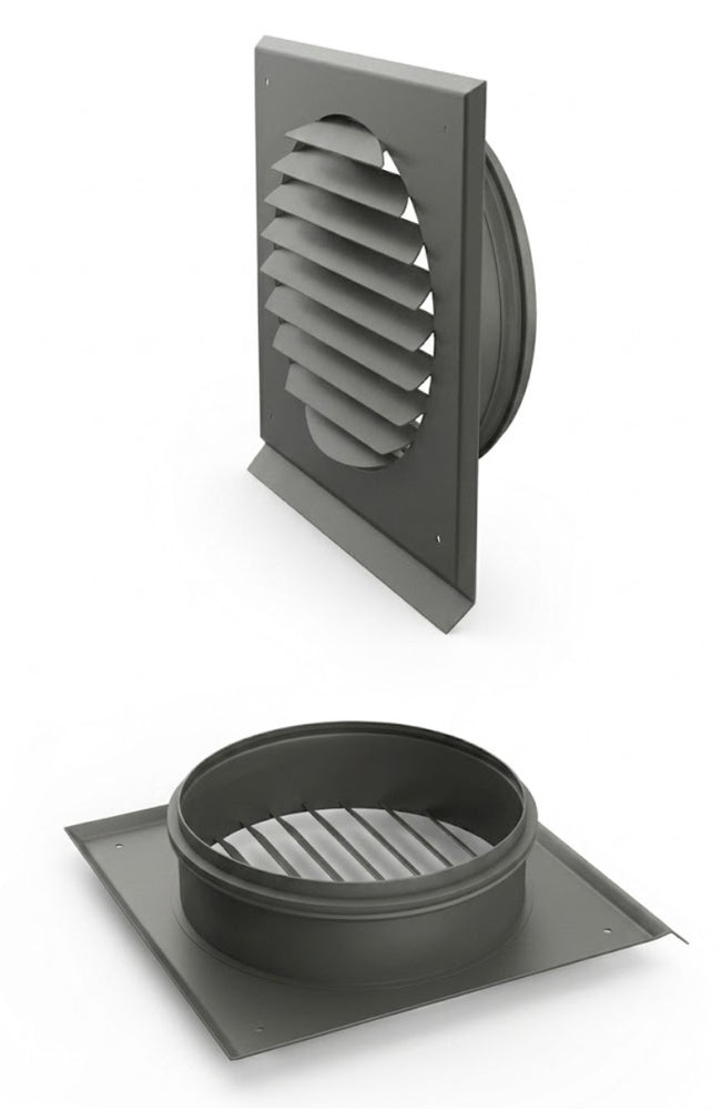 Grelhas plana exterior antracite- PEFLEX